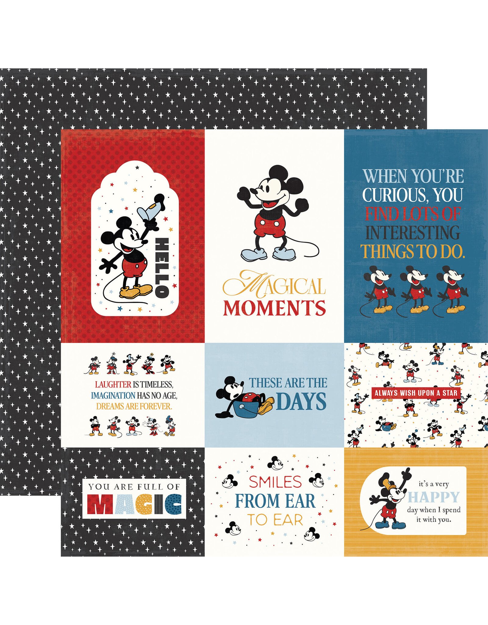 ECHO PARK PAPER ECHO PARK MOUSE AND ME MULTI JOURNALING CARDS 12x12 CARDSTOCK