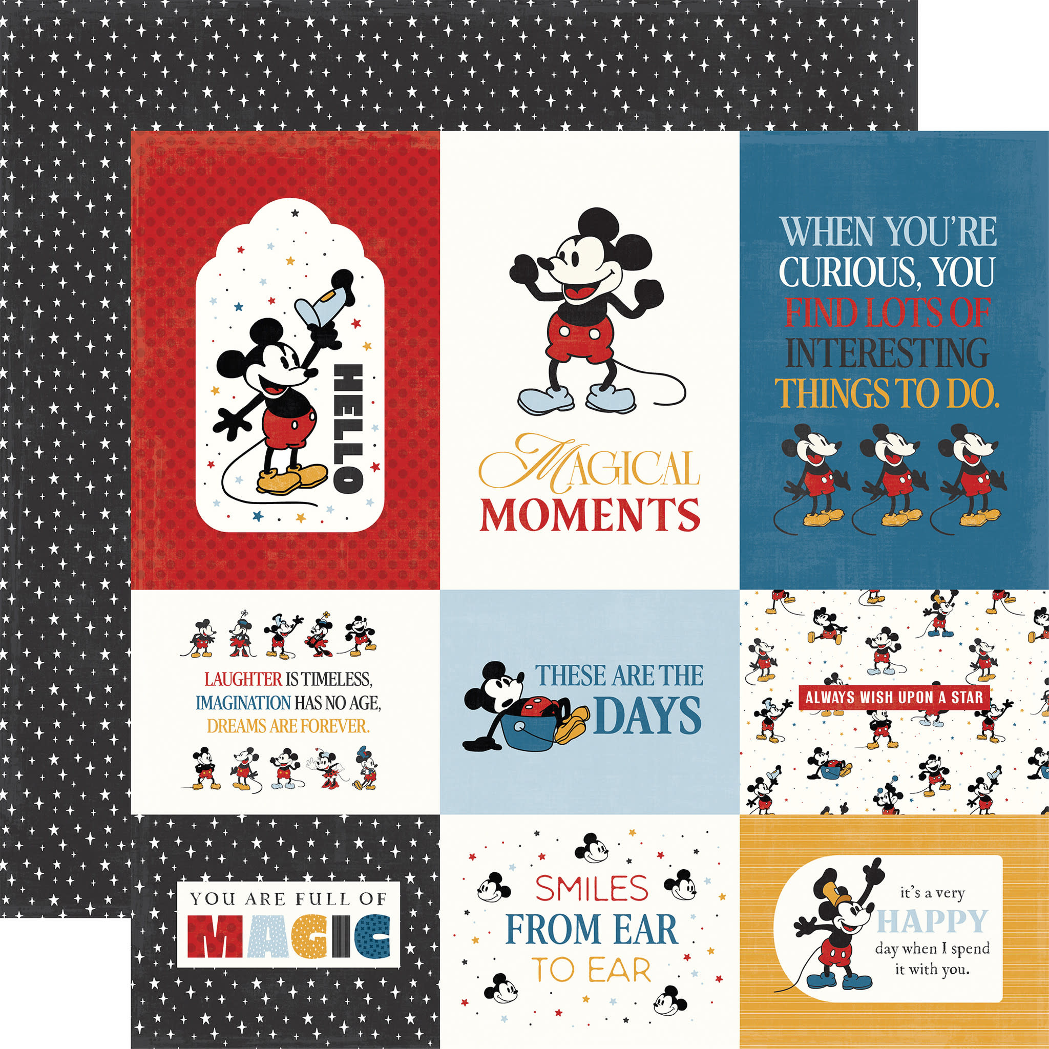 ECHO PARK PAPER ECHO PARK MOUSE AND ME MULTI JOURNALING CARDS 12x12 CARDSTOCK