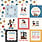 ECHO PARK PAPER ECHO PARK MOUSE AND ME 4x4 JOURNALING CARDS 12x12 CARDSTOCK