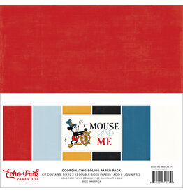 ECHO PARK PAPER ECHO PARK MOUSE AND ME 12x12 SOLIDS PAPER PACK