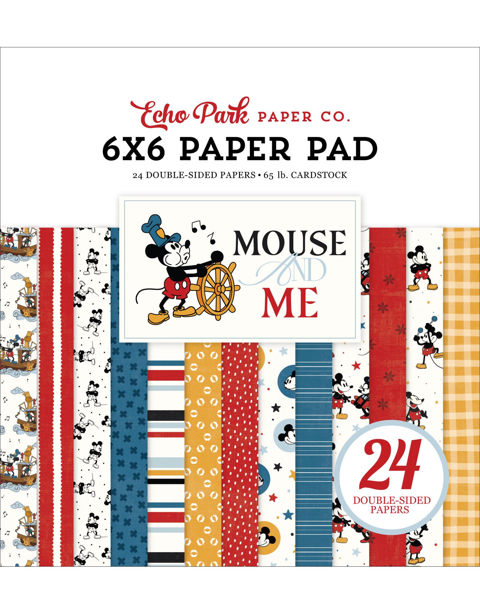 ECHO PARK PAPER ECHO PARK MOUSE AND ME 6x6 PAPER PAD 24 SHEETS