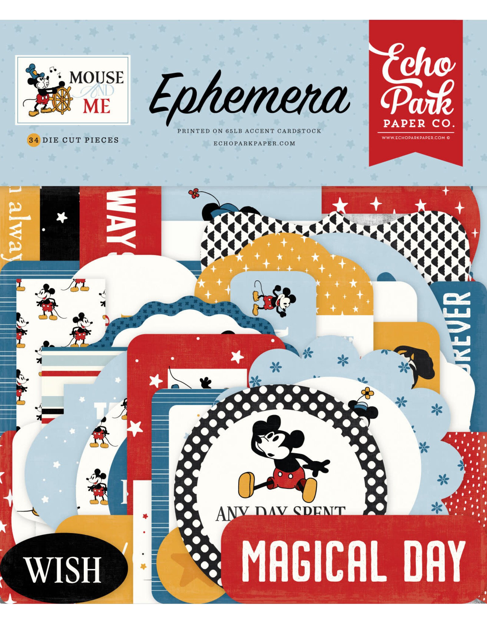 ECHO PARK PAPER ECHO PARK MOUSE AND ME EPHEMERA DIE-CUTS