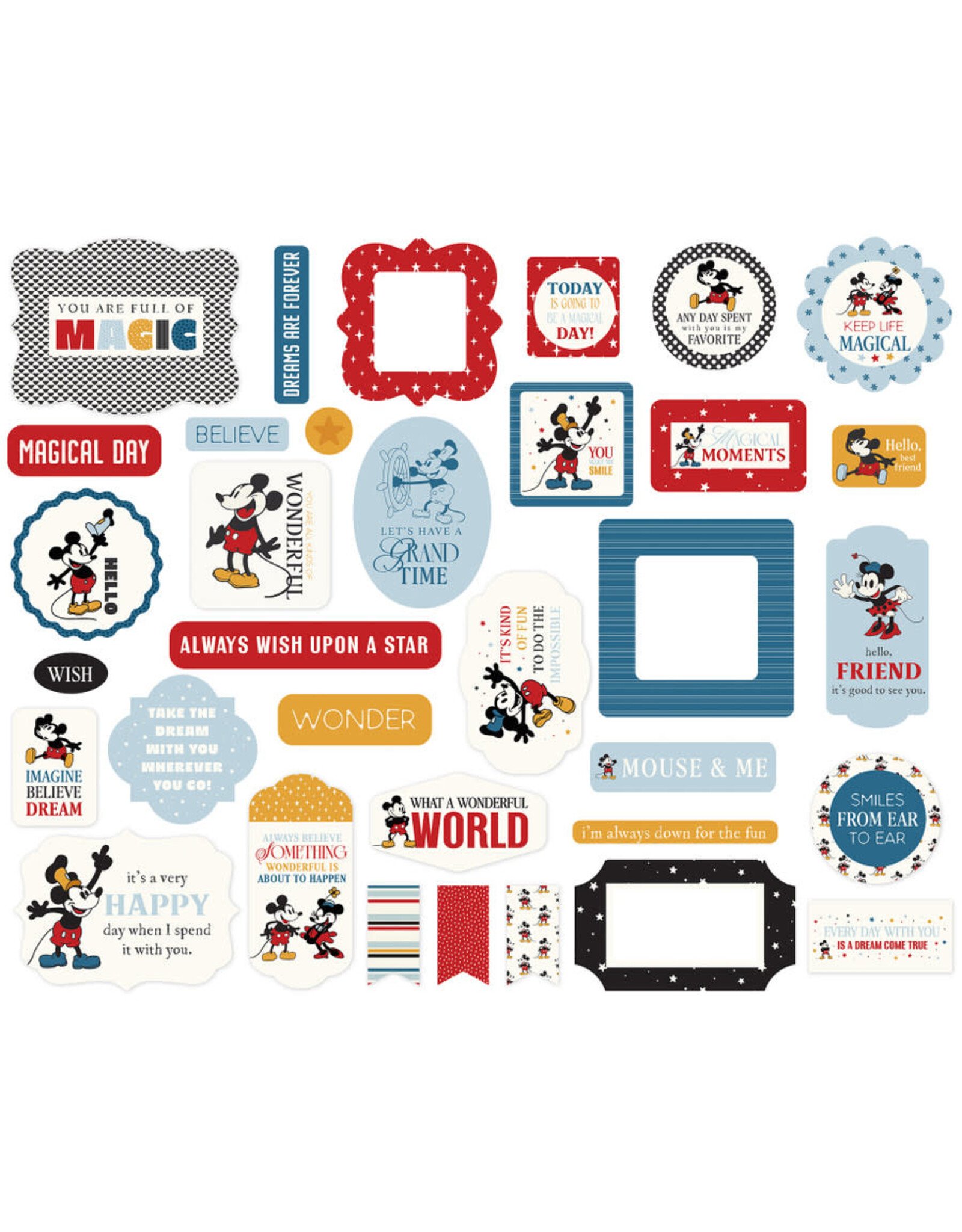 ECHO PARK PAPER ECHO PARK MOUSE AND ME EPHEMERA DIE-CUTS