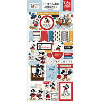 ECHO PARK PAPER ECHO PARK MOUSE AND ME 6x13 CHIPBOARD ACCENTS