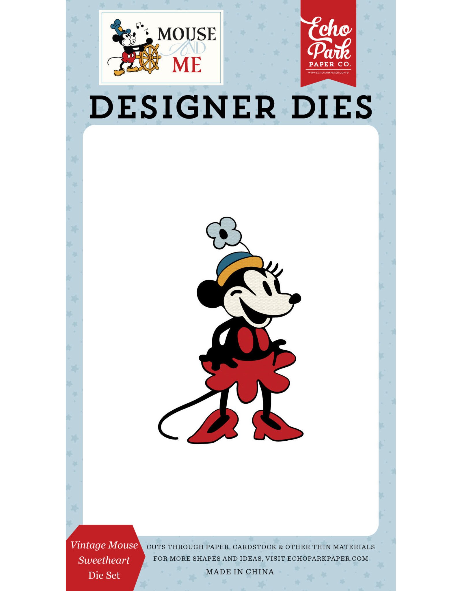 ECHO PARK PAPER ECHO PARK MOUSE AND ME VINTAGE MOUSE SWEETHEART SMALL DIE