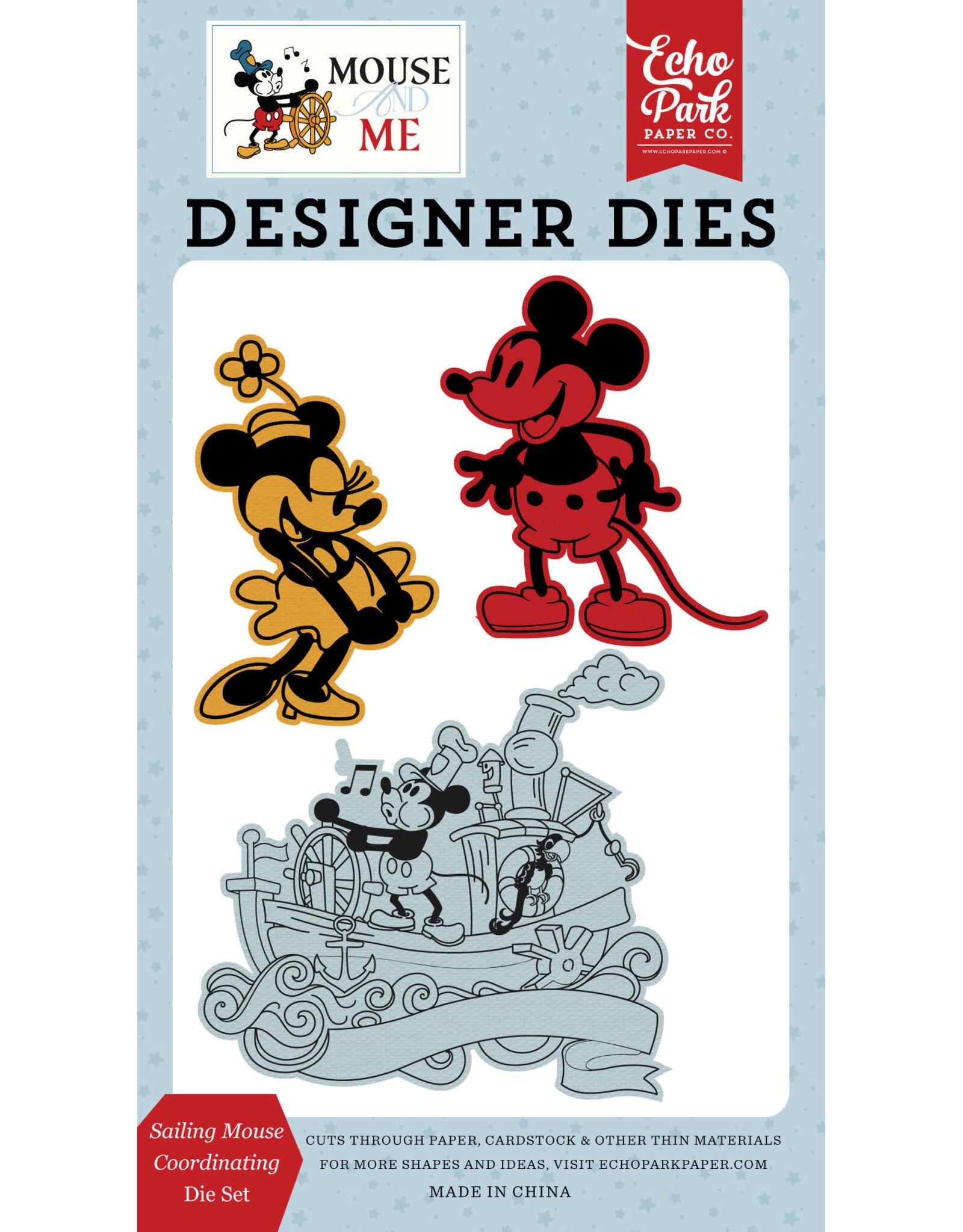 ECHO PARK PAPER ECHO PARK MOUSE AND ME SAILING MOUSE DIE SET