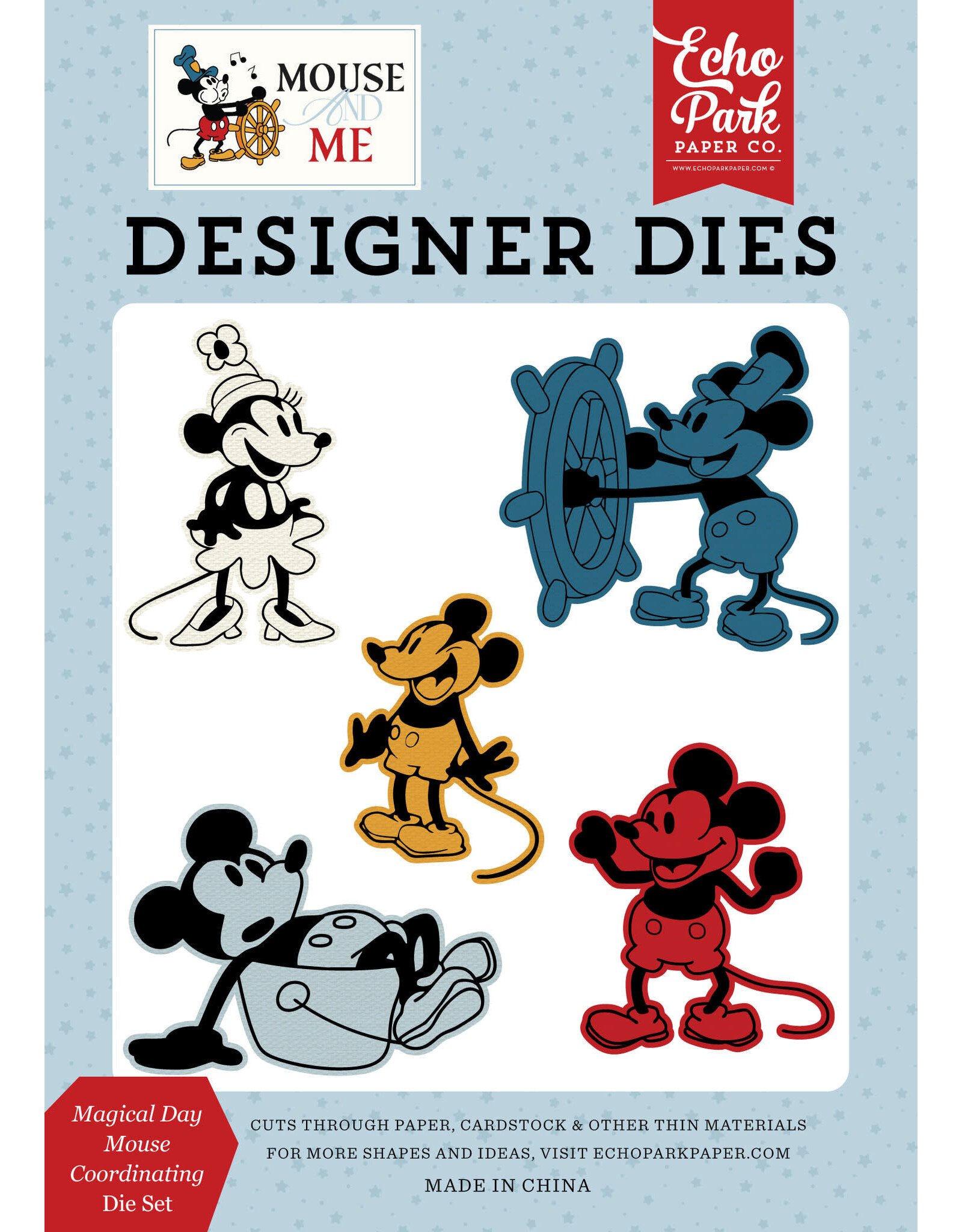 ECHO PARK PAPER ECHO PARK MOUSE AND ME MAGICAL DAY MOUSE DIE SET