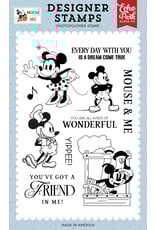 ECHO PARK PAPER ECHO PARK MOUSE AND ME VINTAGE MOUSE SWEETHEART CLEAR STAMP SET