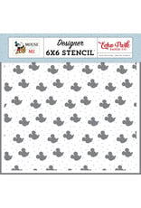 ECHO PARK PAPER ECHO PARK MOUSE AND ME MOUSE PROFILE 6x6 STENCIL