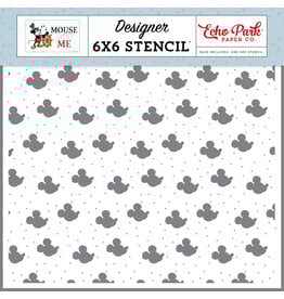 ECHO PARK PAPER ECHO PARK MOUSE AND ME MOUSE PROFILE 6x6 STENCIL