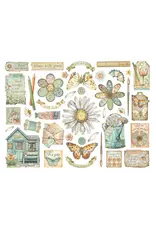 STAMPERIA STAMPERIA DAISY ART CHIPBOARD DIE CUTS