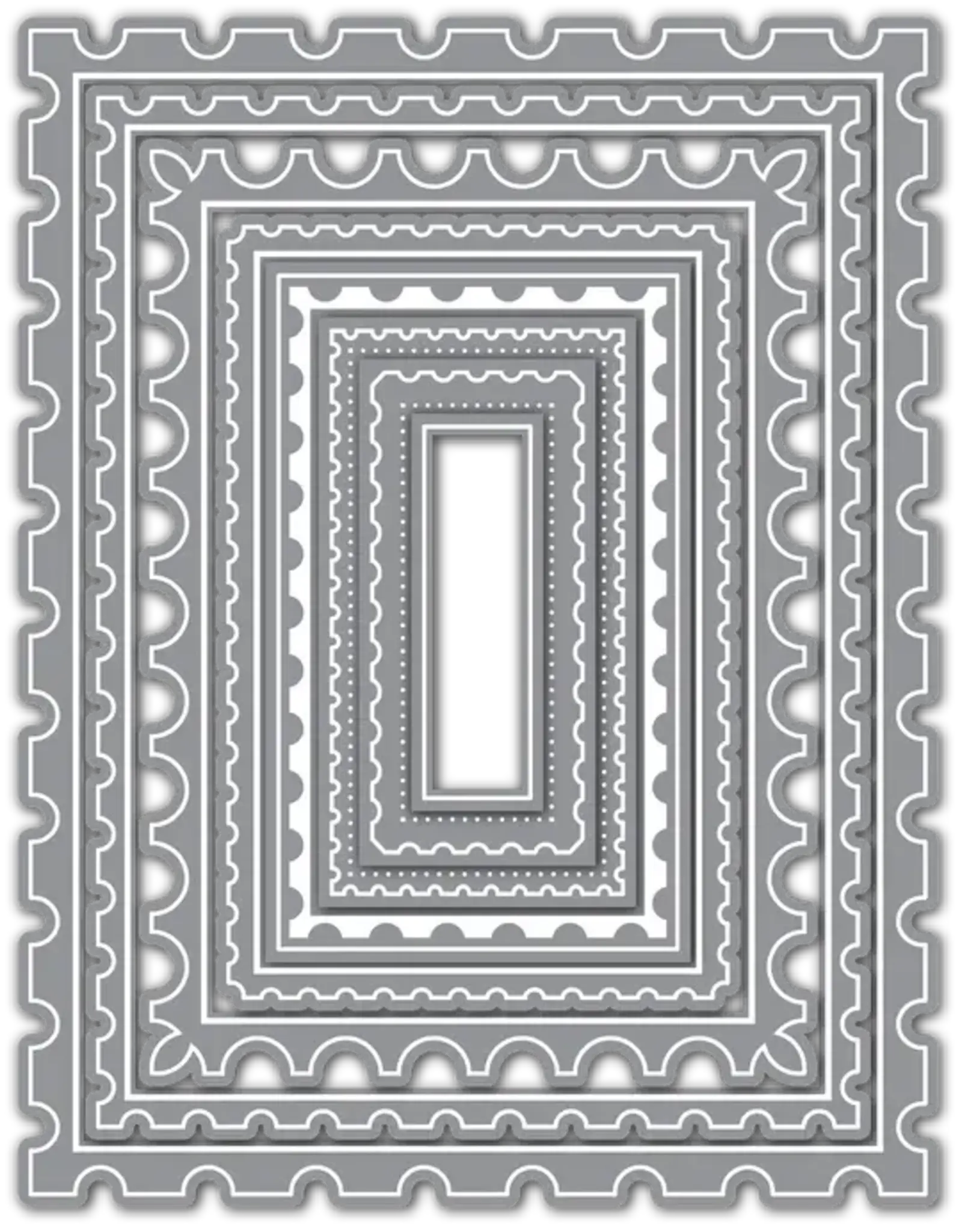 LDRS CREATIVE LDRS CREATIVE MIXED POSTAGE RECTANGLE DIE SET