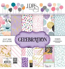 LDRS CREATIVE LDRS CREATIVE CELEBRATION 12x12 PAPER PACK 12 SHEETS