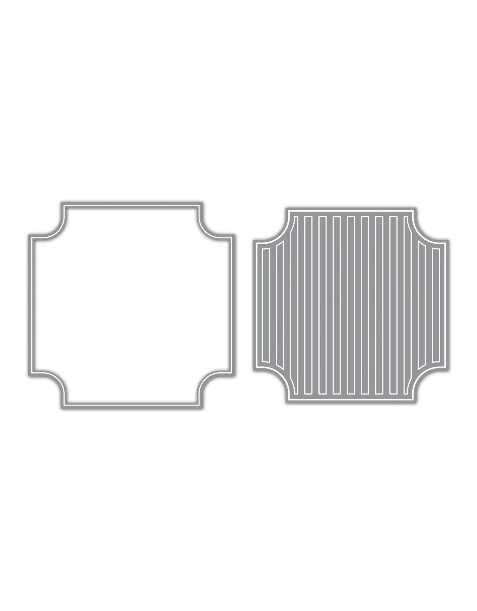 LDRS CREATIVE LDRS CREATIVE INVERTED CORNER SQUARE ECLIPSE DIE SET