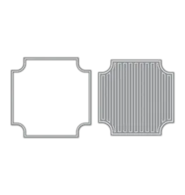 LDRS CREATIVE LDRS CREATIVE INVERTED CORNER SQUARE ECLIPSE DIE SET