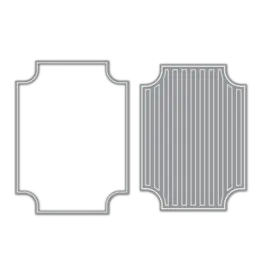 LDRS CREATIVE LDRS CREATIVE INVERTED CORNER RECTANGLE ECLIPSE DIE SET