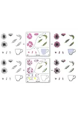 LDRS CREATIVE LDRS CREATIVE FRESH CUT DAISIES LAYERING STENCILS SET 2/PK