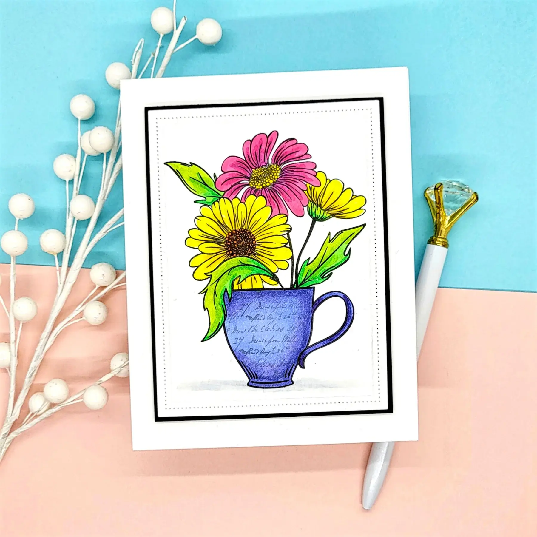 LDRS CREATIVE LDRS CREATIVE FRESH CUT DAISIES MASK STENCIL