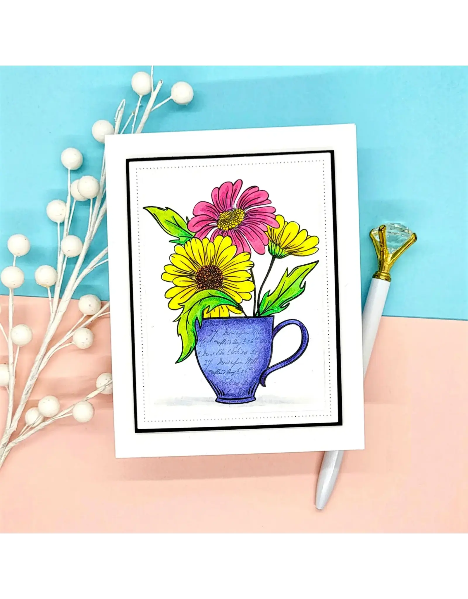 LDRS CREATIVE LDRS CREATIVE FRESH CUT DAISIES MASK STENCIL