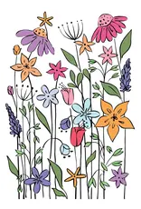 LDRS CREATIVE LDRS CREATIVE NEVER-ENDING WILDFLOWERS CLEAR STAMP