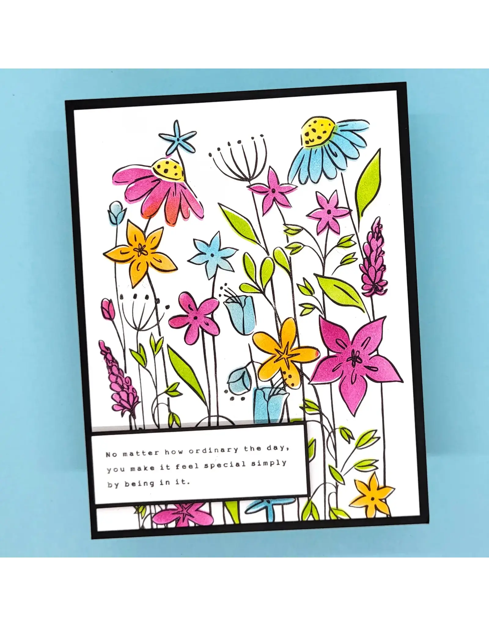 LDRS CREATIVE LDRS CREATIVE NEVER-ENDING WILDFLOWERS CLEAR STAMP