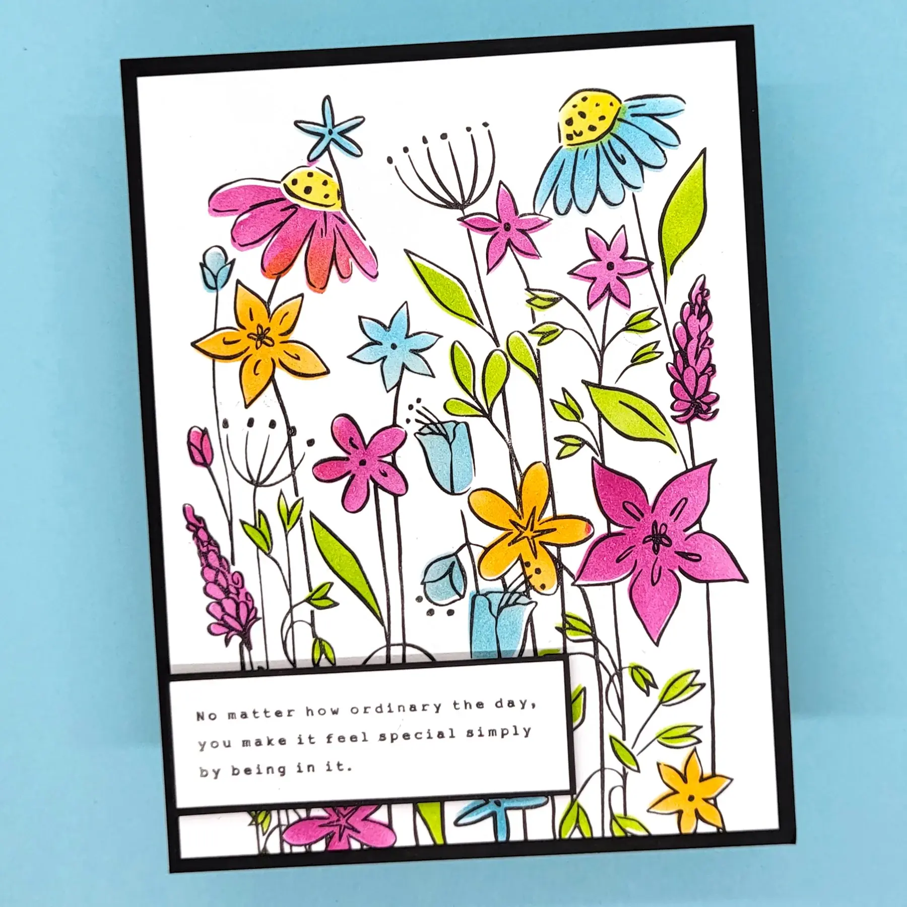 LDRS CREATIVE LDRS CREATIVE NEVER-ENDING WILDFLOWERS CLEAR STAMP