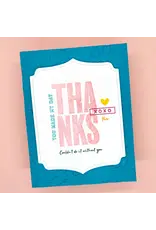 LDRS CREATIVE LDRS CREATIVE ABOUT THANKS COLLAGE CLEAR STAMP SET