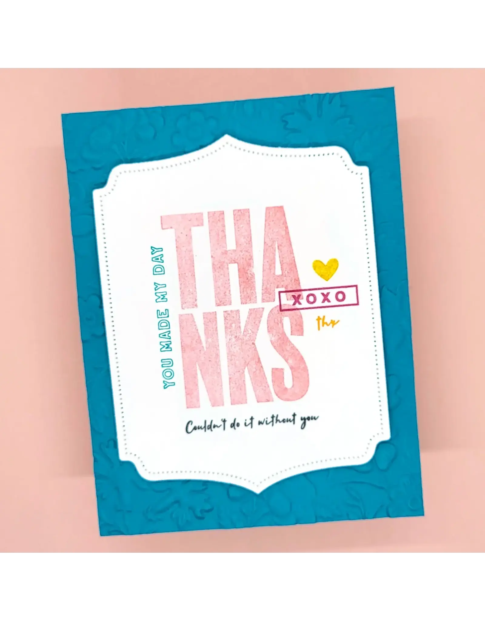 LDRS CREATIVE LDRS CREATIVE ABOUT THANKS COLLAGE CLEAR STAMP SET