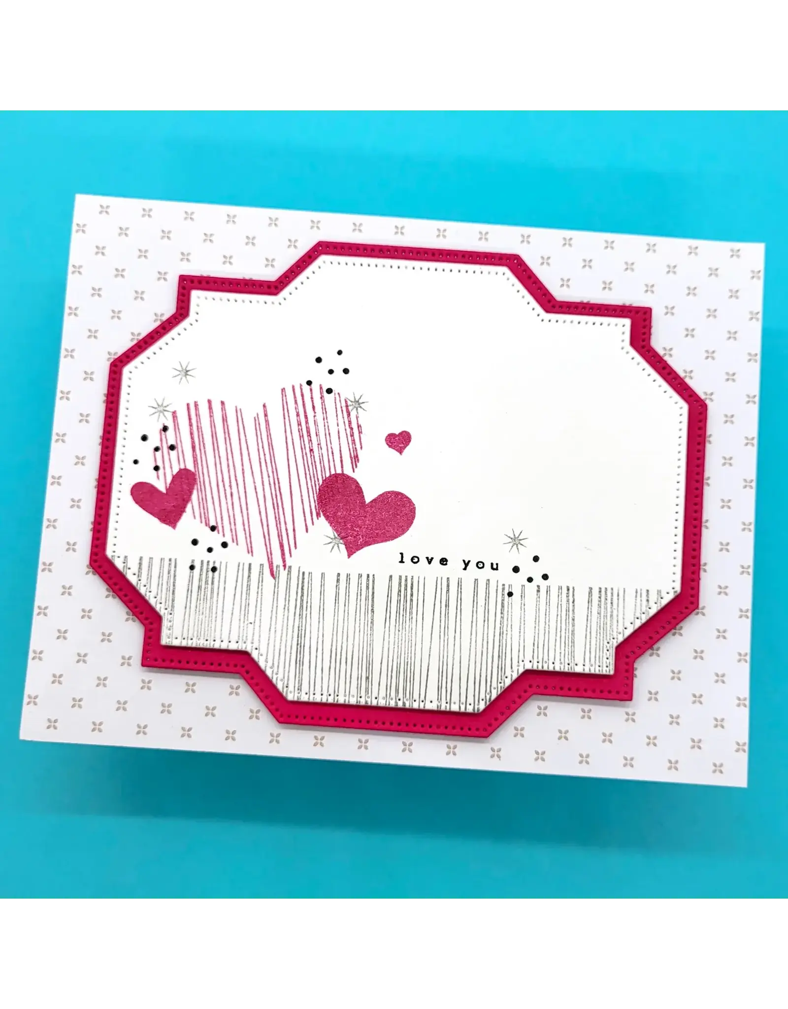 LDRS CREATIVE LDRS CREATIVE ALINED GEOS CLEAR STAMP SET