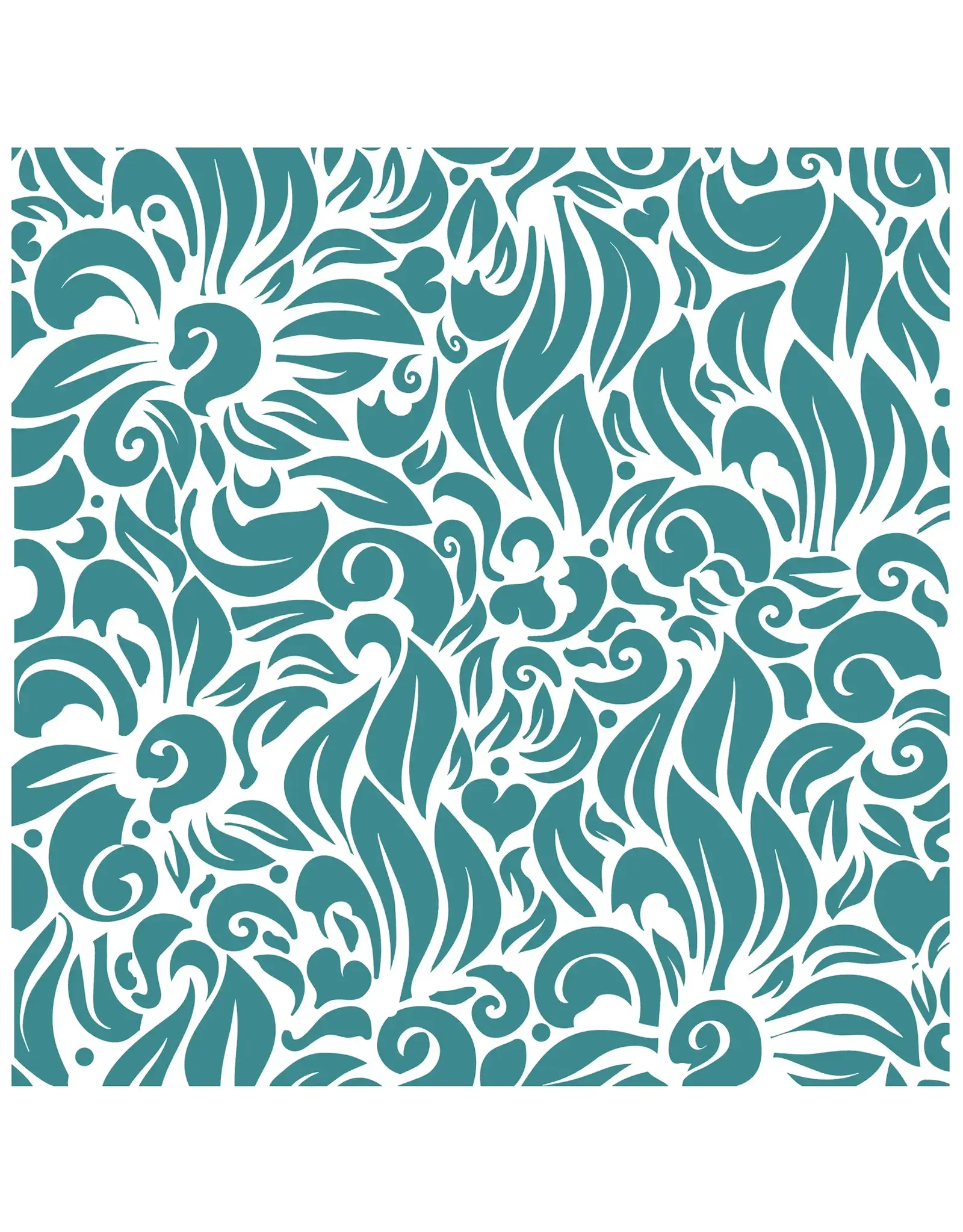 LDRS CREATIVE LDRS CREATIVE FLORAL REVERSE BACKGROUND 6x6 CLEAR STAMP