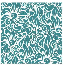 LDRS CREATIVE LDRS CREATIVE FLORAL REVERSE BACKGROUND 6x6 CLEAR STAMP