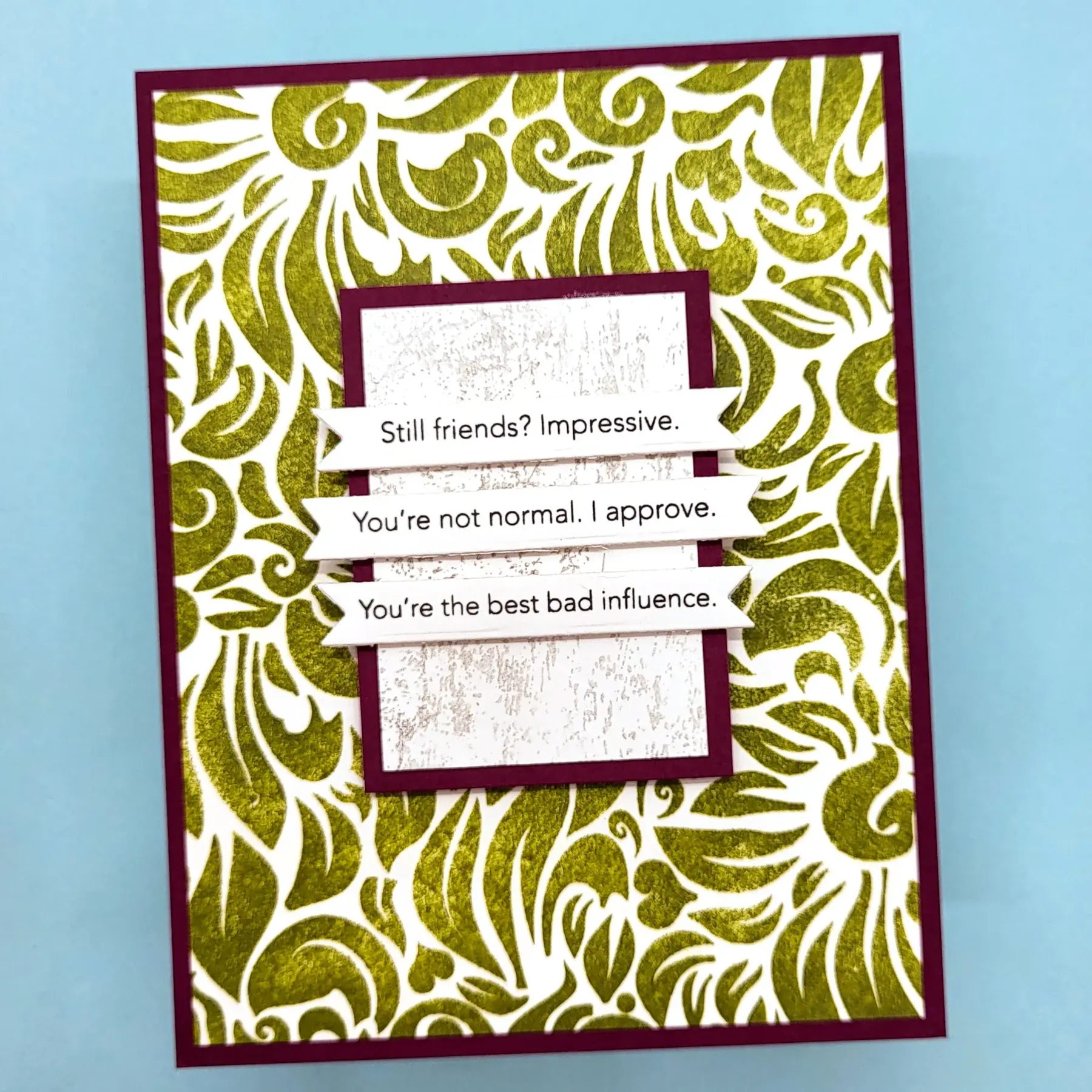 LDRS CREATIVE LDRS CREATIVE FLORAL REVERSE BACKGROUND 6x6 CLEAR STAMP