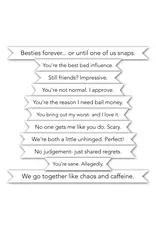 LDRS CREATIVE LDRS CREATIVE SNARKY BEST FRIENDS STACK CLEAR STAMP