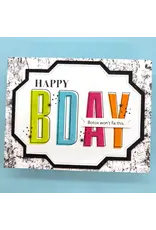 LDRS CREATIVE LDRS CREATIVE SNARKY BIRTHDAY II STACK CLEAR STAMP