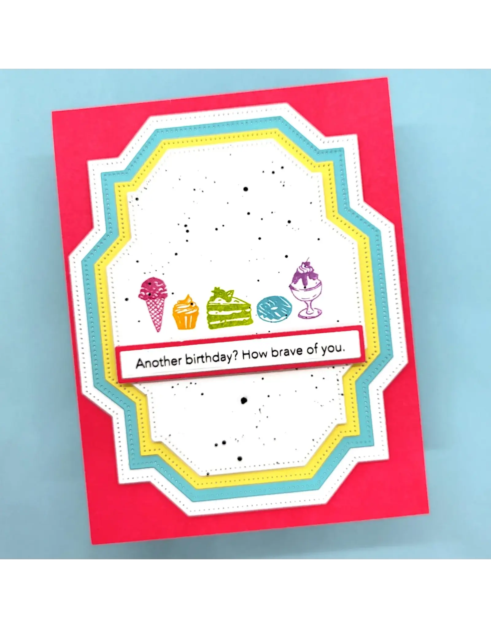 LDRS CREATIVE LDRS CREATIVE SNARKY BIRTHDAY II STACK CLEAR STAMP