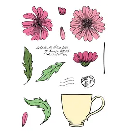 LDRS CREATIVE LDRS CREATIVE FRESH CUT DAISIES 4x6 CLEAR STAMP SET