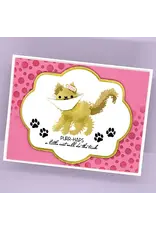 LDRS CREATIVE LDRS CREATIVE FUZZY WUZZIES CONE OF SHAME ADD-ON STAMP & DIE SET