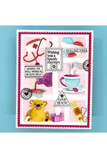 LDRS CREATIVE LDRS CREATIVE GET WELL SOON POSTAGE COLLAGE CLEAR STAMP SET