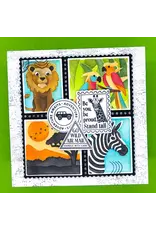 LDRS CREATIVE LDRS CREATIVE SAFARI POSTAGE COLLAGE CLEAR STAMP SET