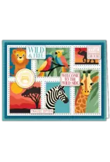 LDRS CREATIVE LDRS CREATIVE SAFARI POSTAGE COLLAGE LAYERING STENCILS SET 4/PK
