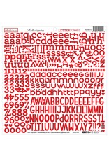BELLA BLVD BELLA BLVD BELLA BESTIES MCINTOSH LETTER SCRAMBLE 12x12 ALPHA CARDSTOCK STICKERS