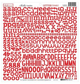 BELLA BLVD BELLA BLVD BELLA BESTIES MCINTOSH LETTER SCRAMBLE 12x12 ALPHA CARDSTOCK STICKERS