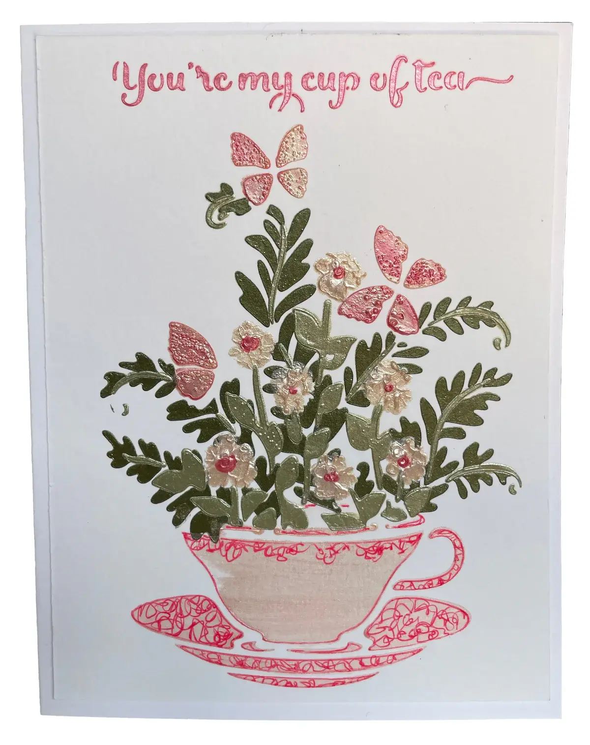 CRAFTERS WORKSHOP THE CRAFTER'S WORKSHOP CUP OF TEA LAYERED STENCIL