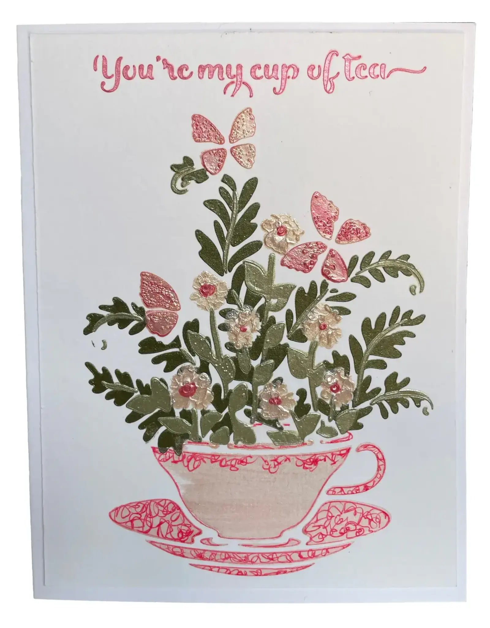 CRAFTERS WORKSHOP THE CRAFTER'S WORKSHOP CUP OF TEA LAYERED STENCIL