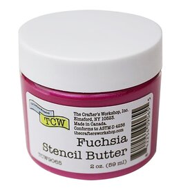 CRAFTERS WORKSHOP THE CRAFTERS WORKSHOP FUCHSIA STENCIL BUTTER 2oz