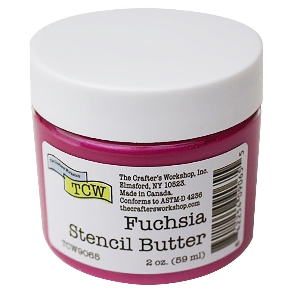 CRAFTERS WORKSHOP THE CRAFTERS WORKSHOP FUCHSIA STENCIL BUTTER 2oz