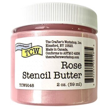 CRAFTERS WORKSHOP THE CRAFTER'S WORKSHOP ROSE STENCIL BUTTER 2oz