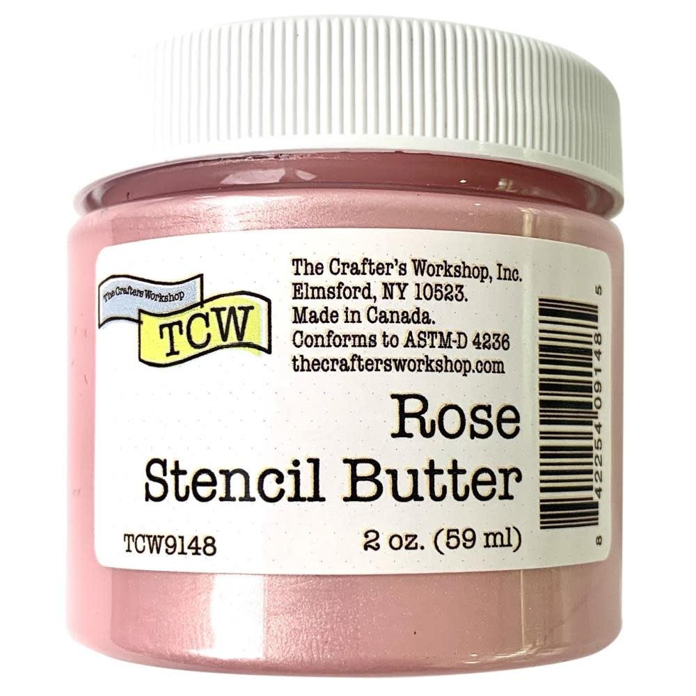 CRAFTERS WORKSHOP THE CRAFTER'S WORKSHOP ROSE STENCIL BUTTER 2oz