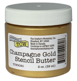 CRAFTERS WORKSHOP THE CRAFTERS WORKSHOP CHAMPAGNE GOLD STENCIL BUTTER 2oz