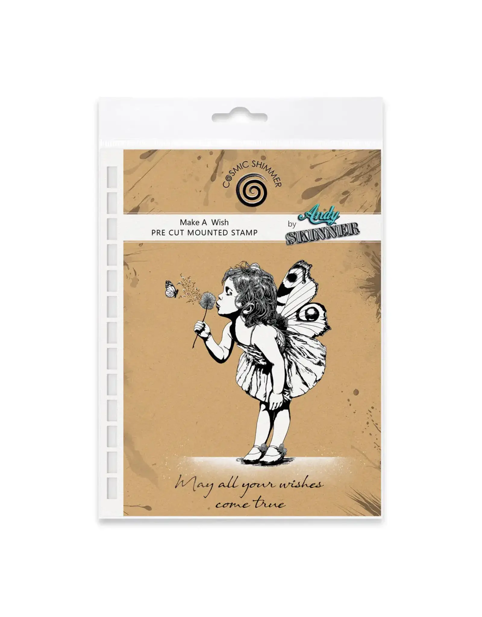 COSMIC SHIMMER COSMIC SHIMMER ANDY SKINNER MAKE A WISH CLING STAMP